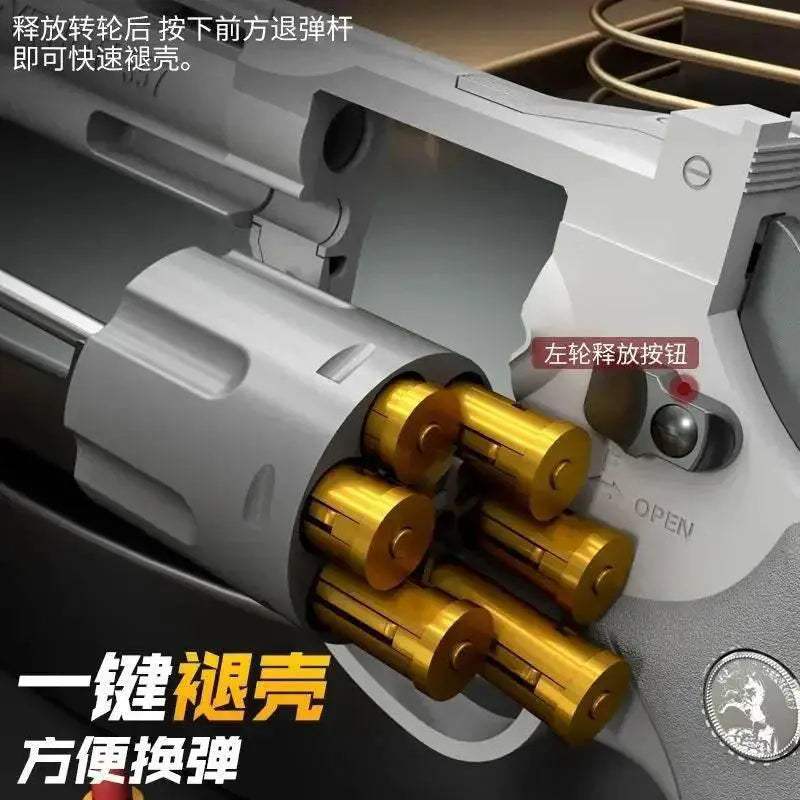ZP5 357 Revolver Launcher Pistol EVA Soft Dart Bullet Toy Gun - ToylandEU