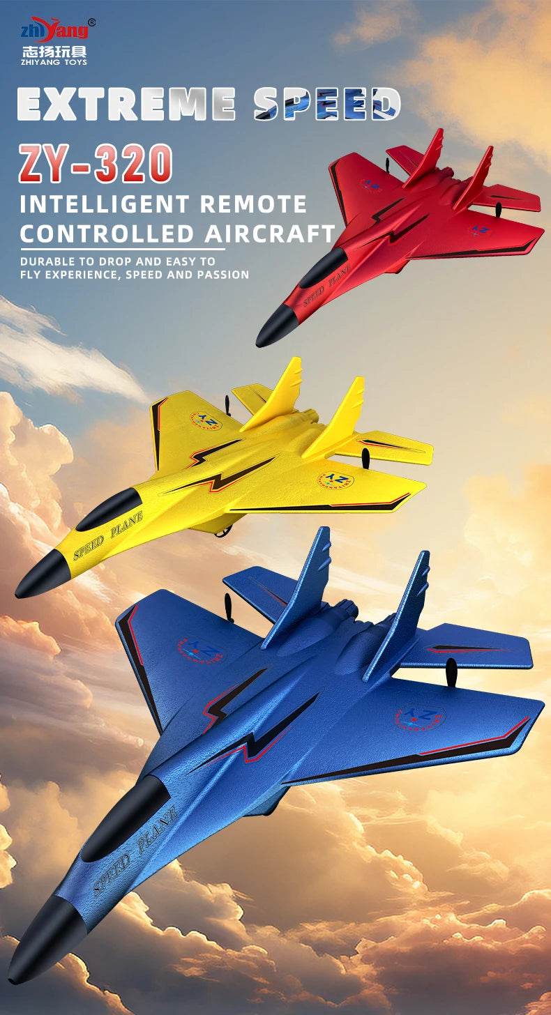 ZY-320 Remote Control Airplane With LED Lights For Kids - ToylandEU