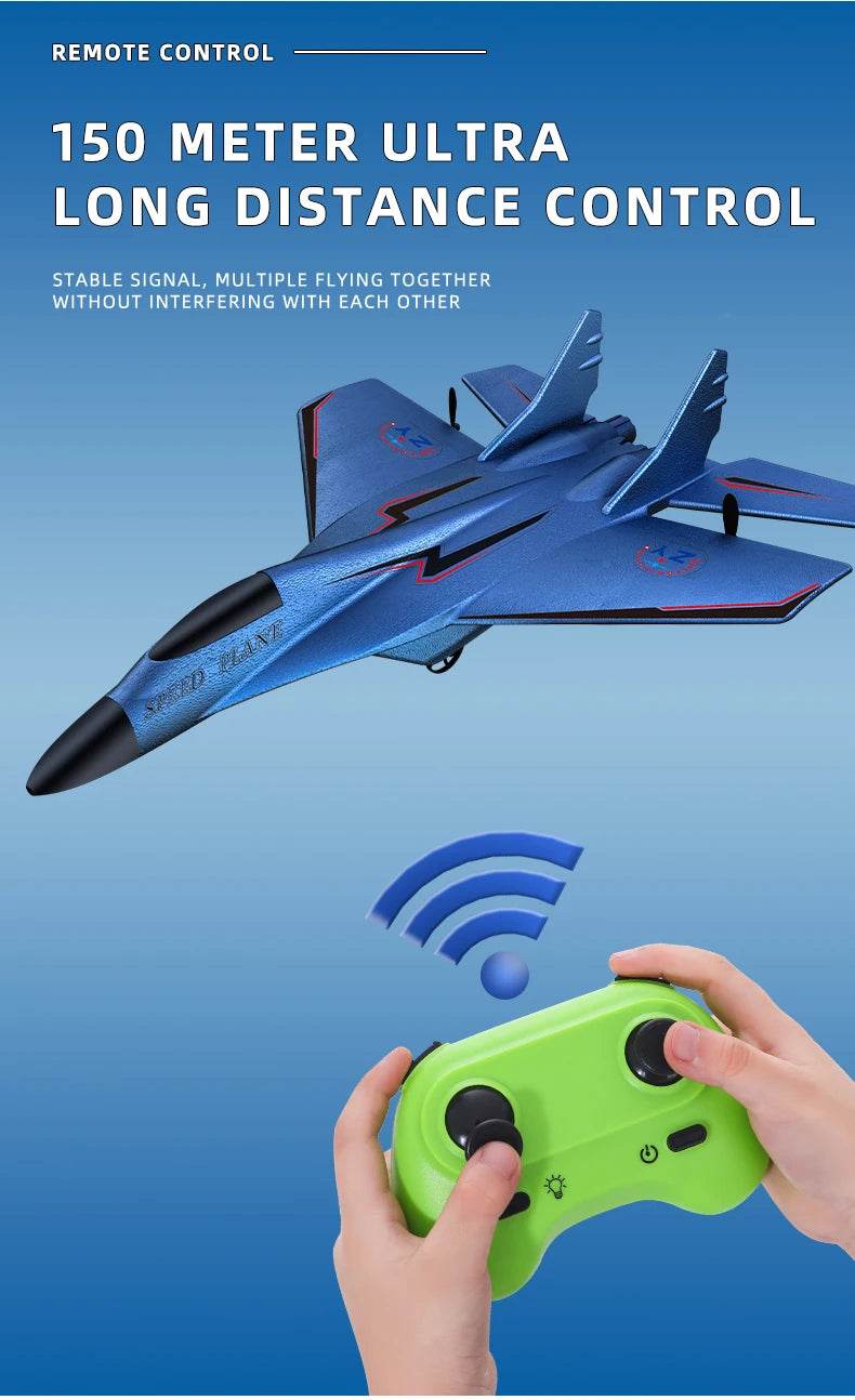 ZY-320 Remote Control Airplane With LED Lights For Kids - ToylandEU