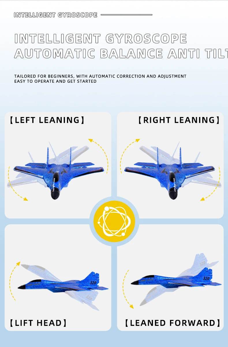 ZY-320 Remote Control Airplane With LED Lights For Kids - ToylandEU