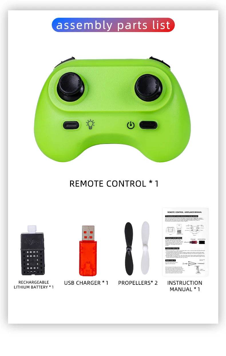 ZY-320 Remote Control Airplane With LED Lights For Kids - ToylandEU