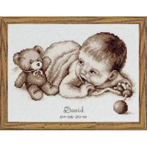  ZZ2778 Joy Sunday Unprinted Cross Stitch Embroidery Kit - Cartoon Design Needlework Set -  ToylandEU™
