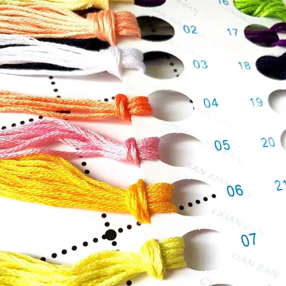 ZZ4311 Floral Cross Stitch Embroidery Kit - Not Printed Aida Cloth Painting Set - ToylandEU