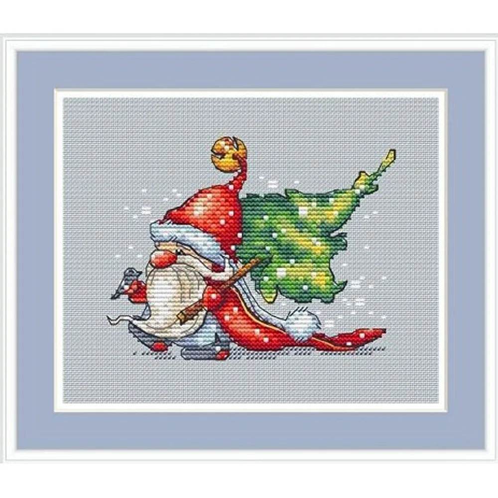 ZZ5313 Unprinted Cross Stitch Embroidery Kit - Floral Needlework Painting Set - ToylandEU