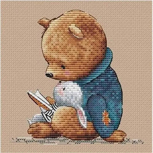  ZZ6349 Floral Cross Stitch Embroidery Kit with Threads and Needles for Christmas Crafts -  ToylandEU™