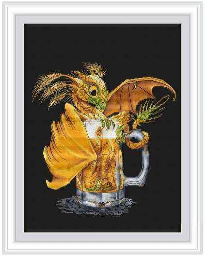 ZZ8305 Cartoon-Themed DIY Cross Stitch Kit - Counted Cross-Stitching Set with New Patterns, Non-Printed Fabric Art - ToylandEU