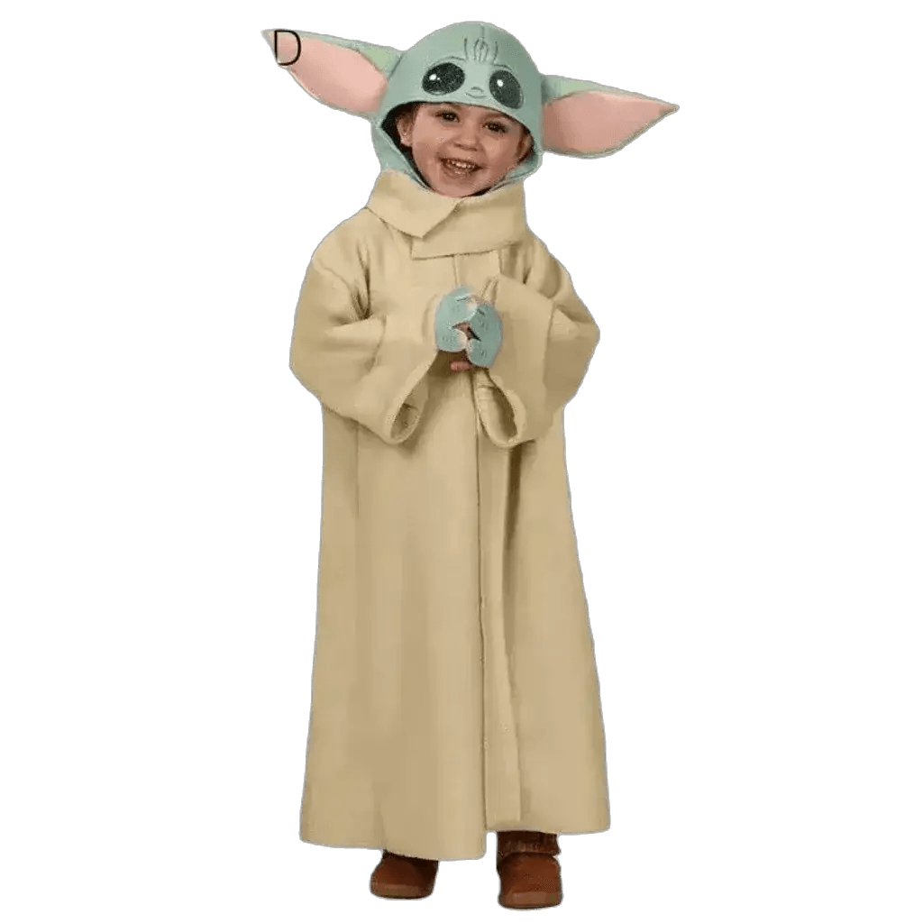  Zawaland Unisex Kids Yoda Costume - Fun Halloween Costume with Headgear -  ToylandEU™