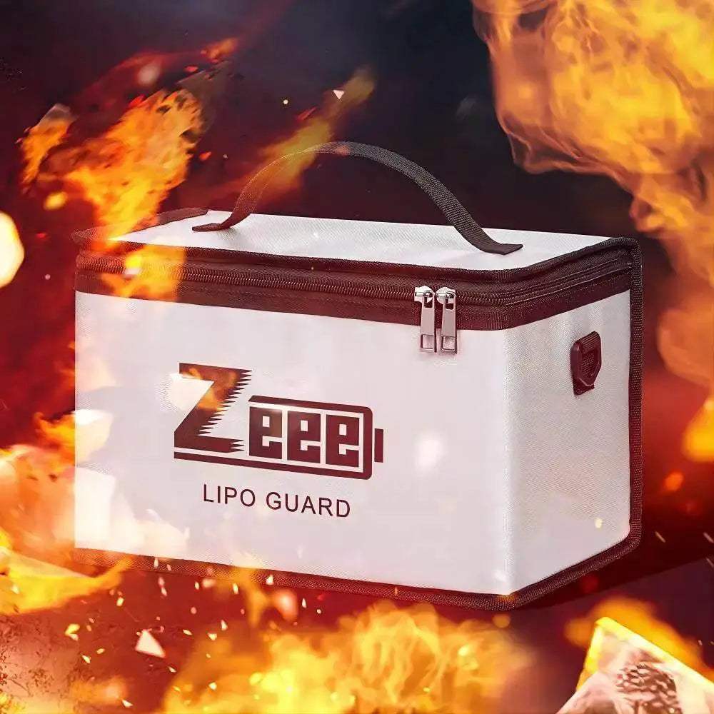  Zeee Lipo Safety Bag 10 Cells Adjustable Fireproof Storage Bag -  ToylandEU™
