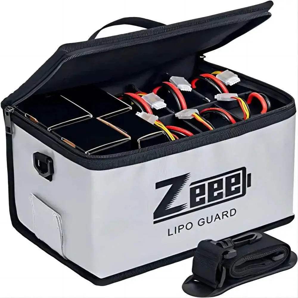  Zeee Lipo Safety Bag 10 Cells Adjustable Fireproof Storage Bag -  ToylandEU™