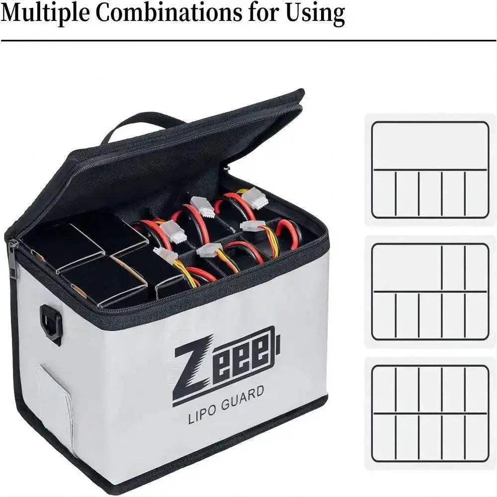  Zeee Lipo Safety Bag 10 Cells Fireproof Large Capacity Pouch -  ToylandEU™