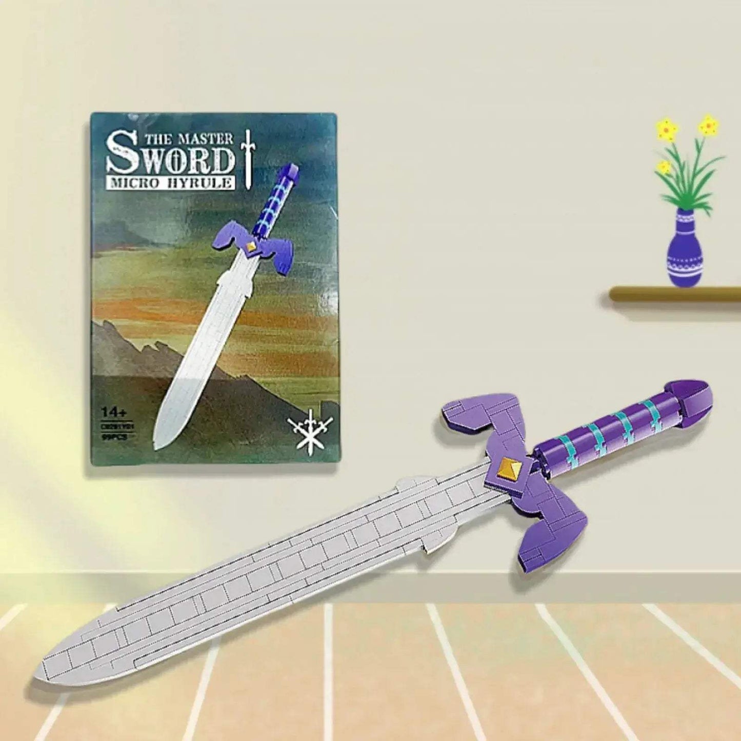 Zelda Link Master Sword Shield Building Blocks Set 276 Pieces - ToylandEU