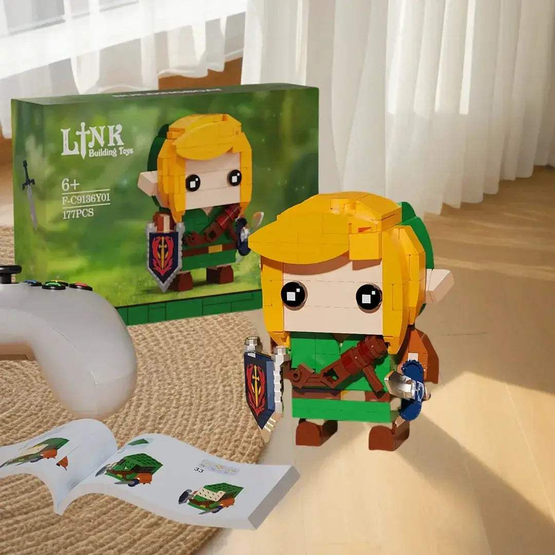 Zelda Link Master Sword Shield Building Blocks Set 276 Pieces - ToylandEU