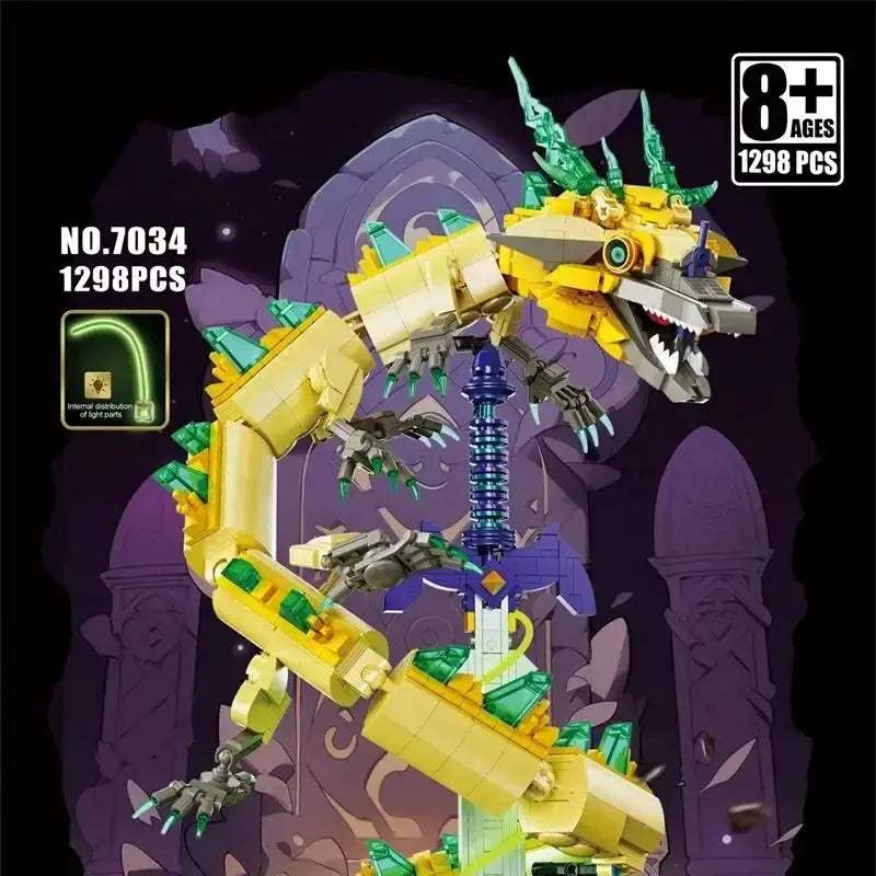 Zelda Master Sword MOC Bricks Desktop Ornament Kit - ToylandEU