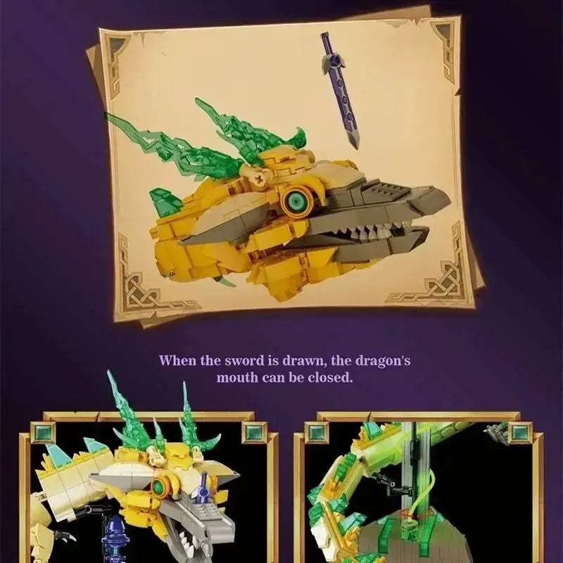 Zelda Master Sword MOC Bricks Desktop Ornament Kit - ToylandEU