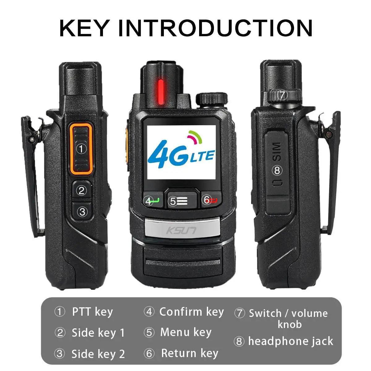  Zello Walkie Talkie 4G SIM Network Radio Station Long Range -  ToylandEU™