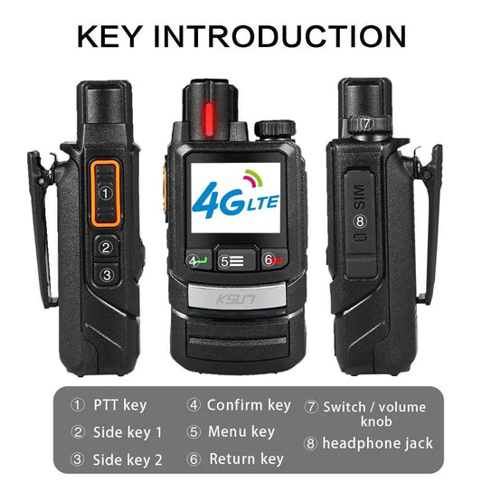  Zello Walkie Talkie 4G SIM Network Radio Station Long Range -  ToylandEU™