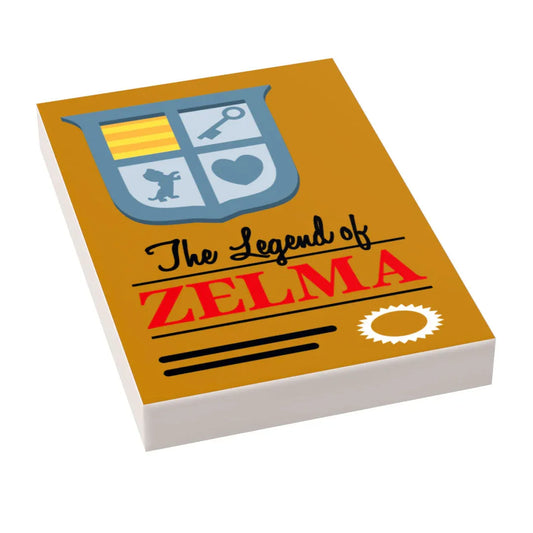 Zelma Classic Video Game Cover (2x3 Tile) made using LEGO parts - B3 Customs - ToylandEU