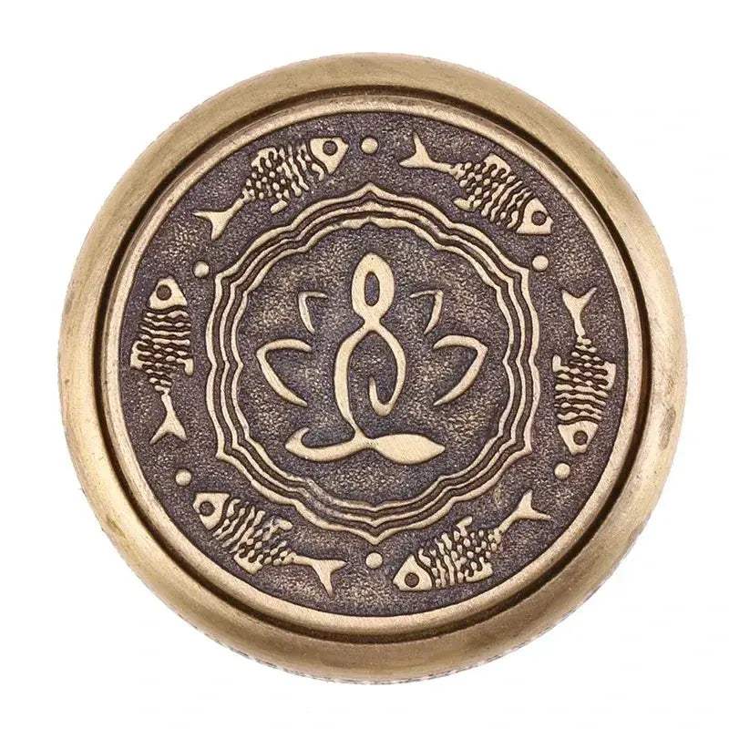 Zen Buddha Fidget Spinner Copper Stress Relief Desk Toy - ToylandEU