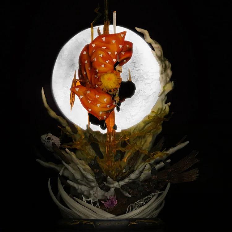  Zenitsu Agatsuma Demon Slayer Figure LED Illuminated 