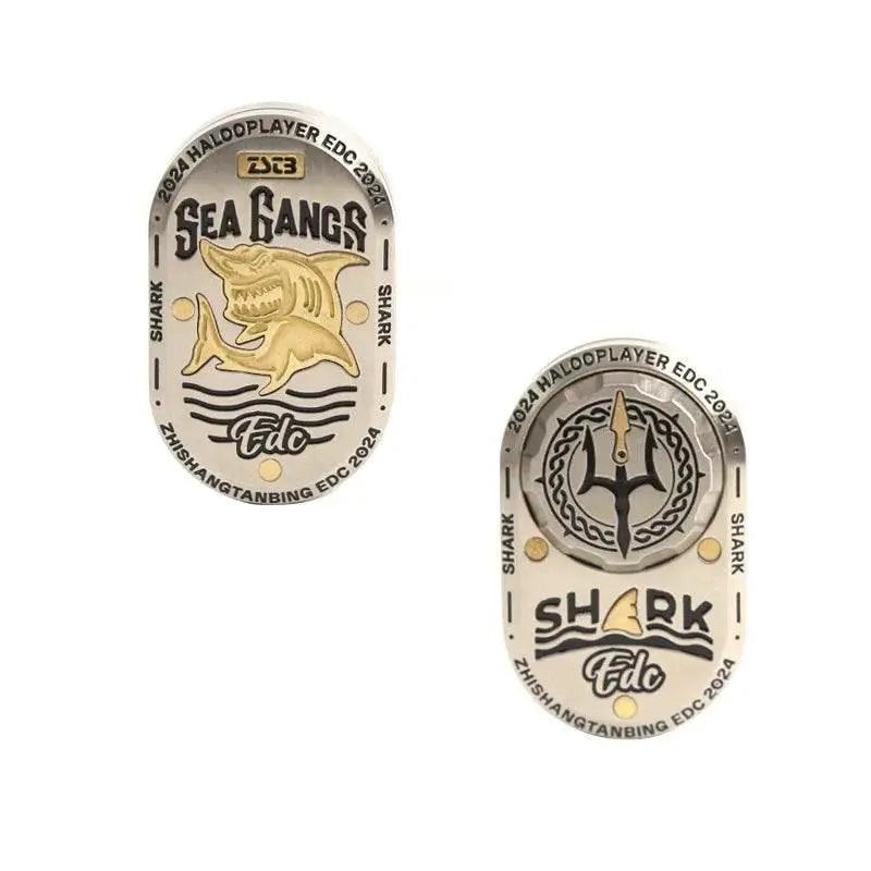  Zhi Shang Tan Bing Shark Mechanical Fidget Slider ADHD Metal EDC Fidget Toys Office Desk Toys Anxiety Stress Relief Toys -  ToylandEU™