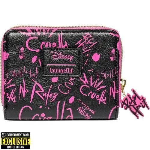  Loungefly Cruella Graffiti Zip-Around Wallet - Entertainment Earth Exclusive -  ToylandEU™