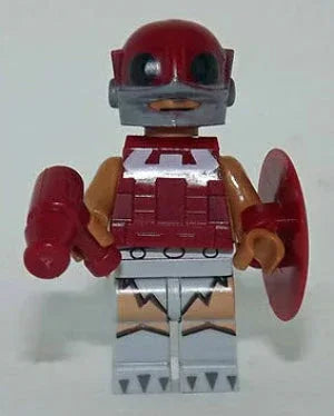 LEGO Compatible Zodac Figure Cosmic Enforcer Collectible Red Gray Armor Custom Design - ToylandEU