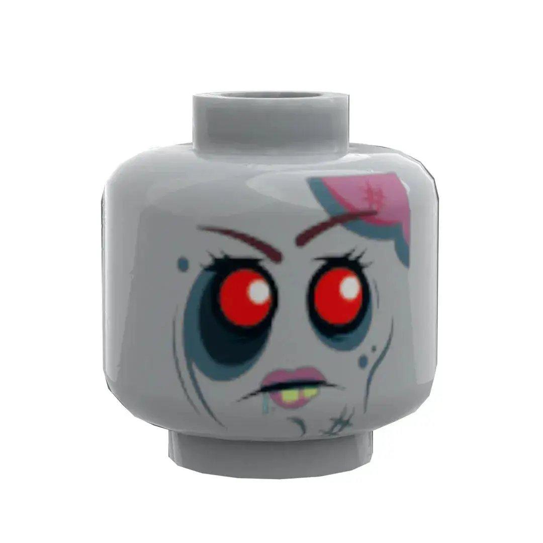  Zombie Minifig Head LEGO Element By B3 Customs -  ToylandEU™