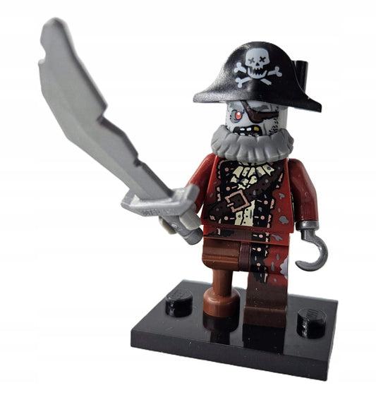 Ghost Zombie Pirate Custom Minifigure | ABS Plastic | Collectors