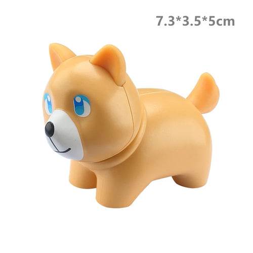 Zoo Adventure Big Building Block Fugurines with Lion & Flamingo Figures - ToylandEU