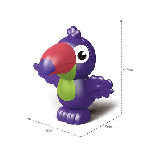 Zoo Adventure Big Building Block Fugurines with Lion & Flamingo Figures - ToylandEU