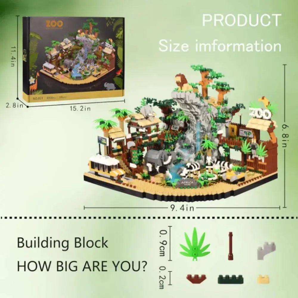  Zoo Building Blocks Micro Set 4800 Pieces For Adults -  ToylandEU™