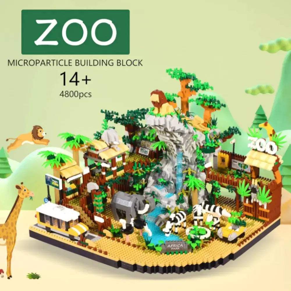 Zoo Building Blocks Micro Set With 4800 Pieces For Adults - ToylandEU