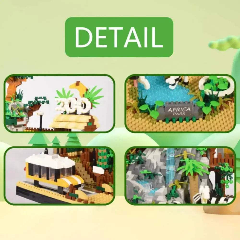 Zoo Building Blocks Micro Set With 4800 Pieces For Adults - ToylandEU