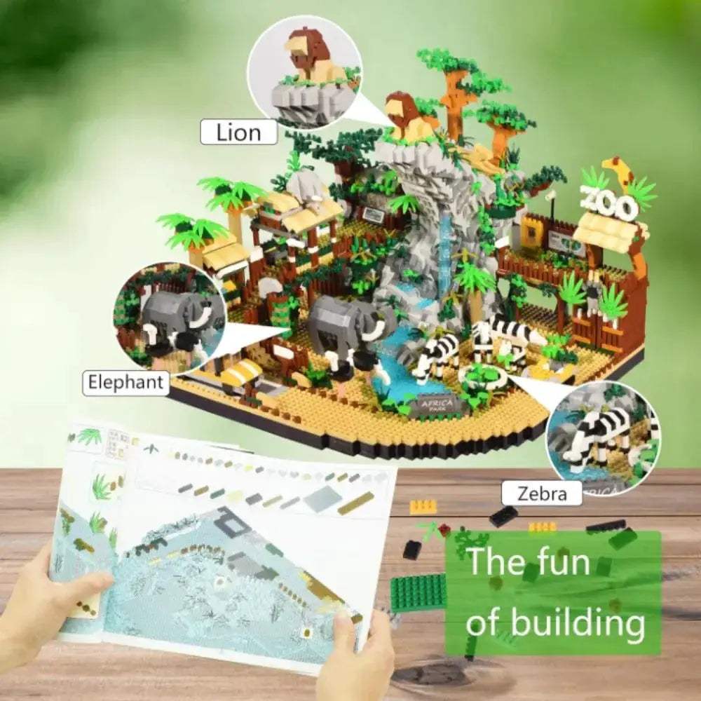Zoo Building Blocks Micro Set With 4800 Pieces For Adults - ToylandEU