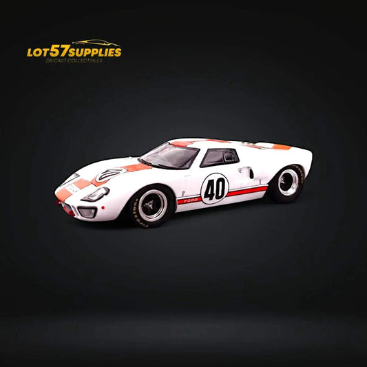  Ford GT40 MK1 Diecast 1 64 Gulf White Collectible -  ToylandEU™