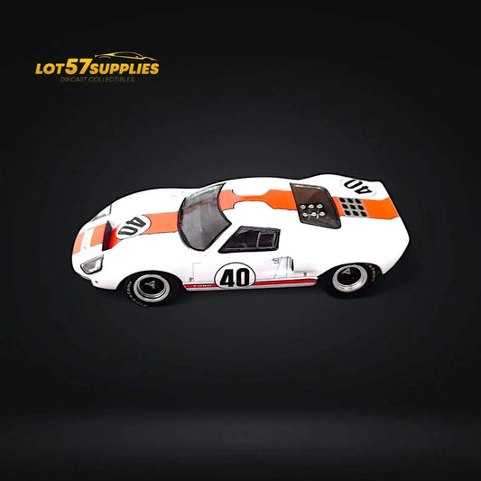  Ford GT40 MK1 Diecast 1 64 Gulf White Collectible -  ToylandEU™