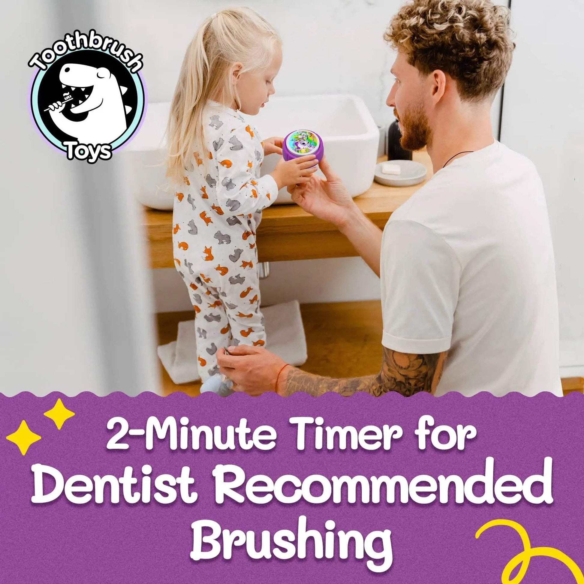 Zoonicorn® Kids Toothbrush Timer by Toothbrush Toys - 2 Minute Timer - ToylandEU