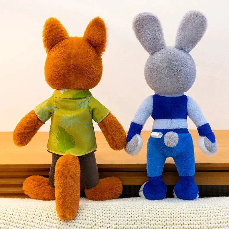 Zootopia Ultra Soft Plush Toy Judy Rabbit And Nick Fox - ToylandEU