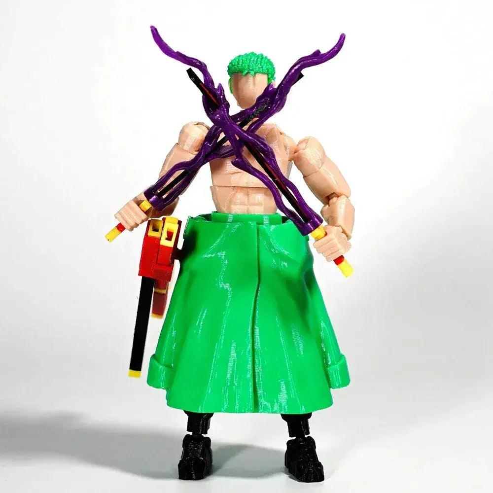  Zoro Action Figure 3D Printed Poseable Joints -  ToylandEU™
