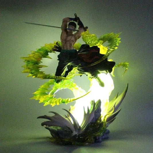  Zoro Santoryu Armament Haki LED One Piece Figure Rare -  ToylandEU™