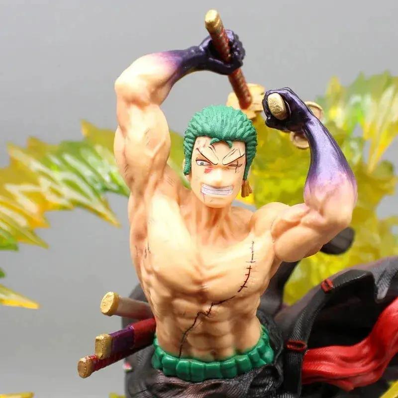  Zoro Santoryu Armament Haki LED One Piece Figure Rare -  ToylandEU™