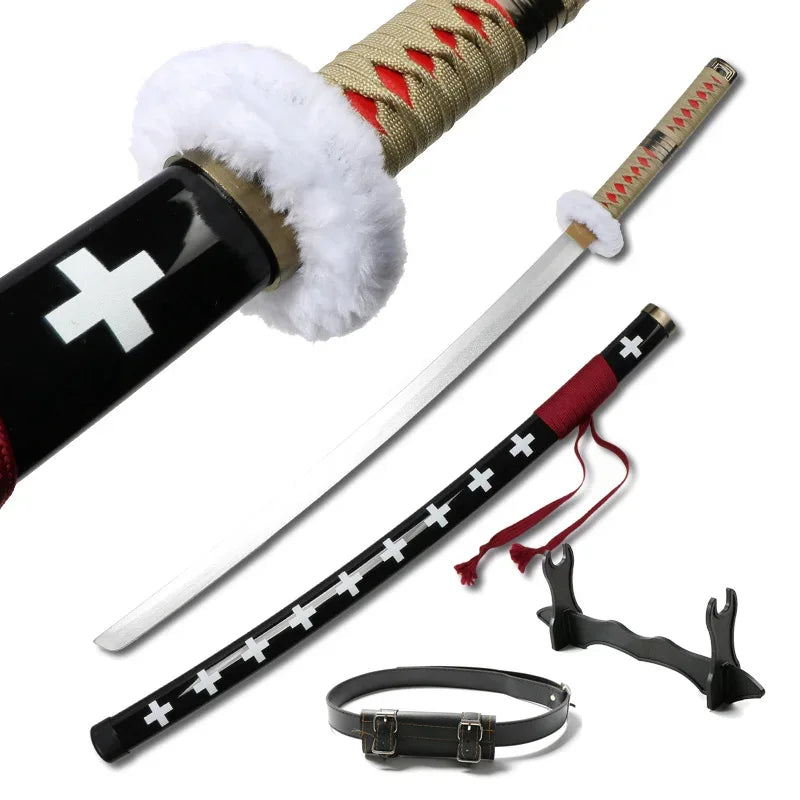 Zoro Swords Set 104cm Handmade Katana Anime Cosplay Free Belt - ToylandEU