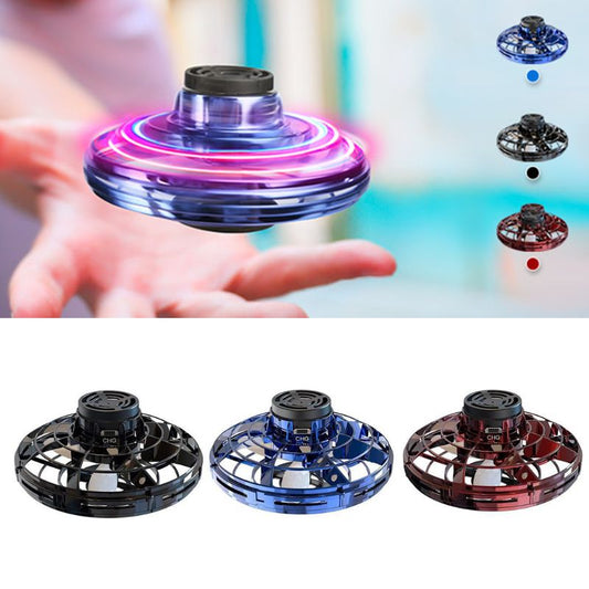 Mini Flying LED Decompression Gyro Toy for Kids Toyland EU