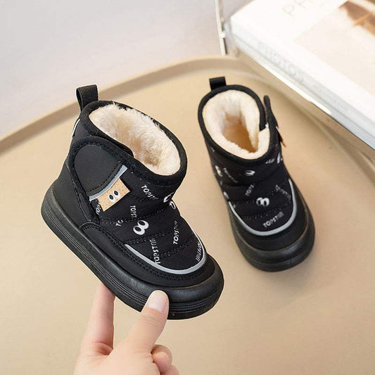 Kids' Waterproof Boots | Synthetic Leather Upper | Non-Slip Sole | Winter