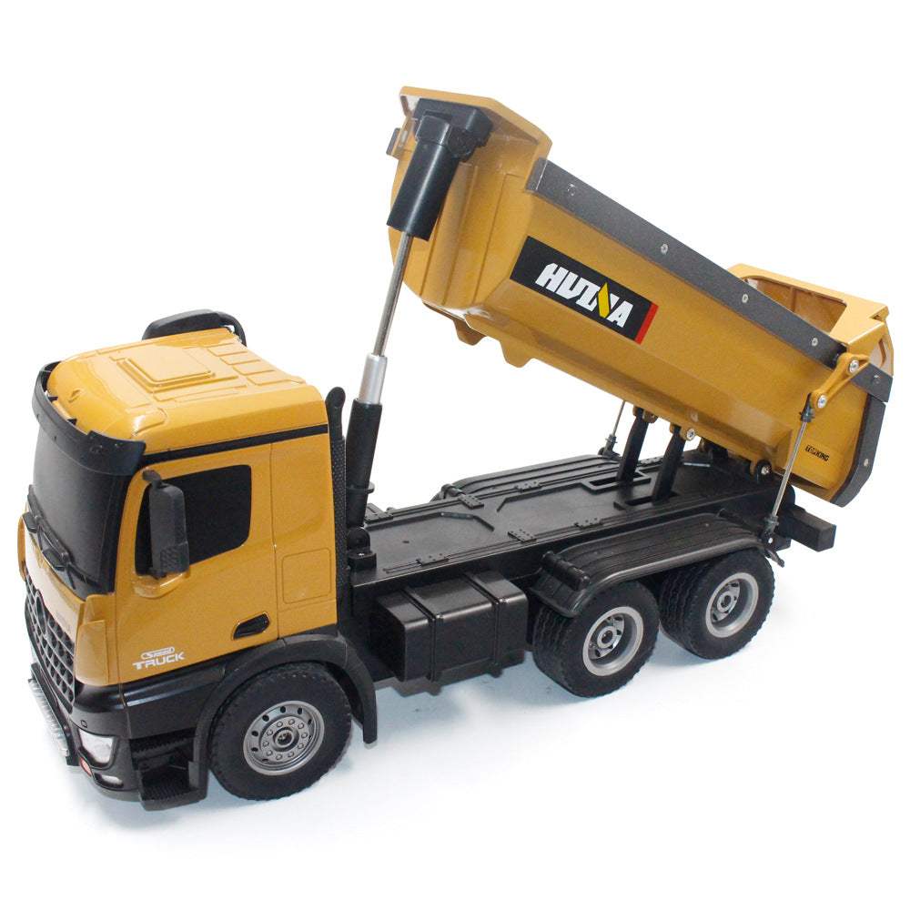 Alloy RC Dump Truck | Brownish-Yellow, 45 cm