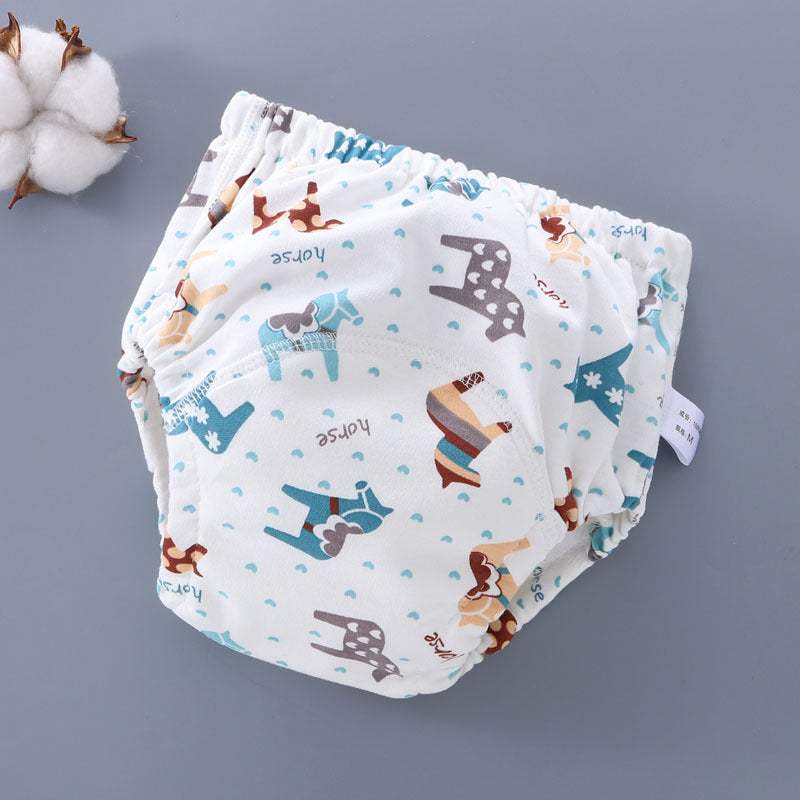 Washable 6-Layer Gauze Training Pants | Diaper Cover | Learning Pants