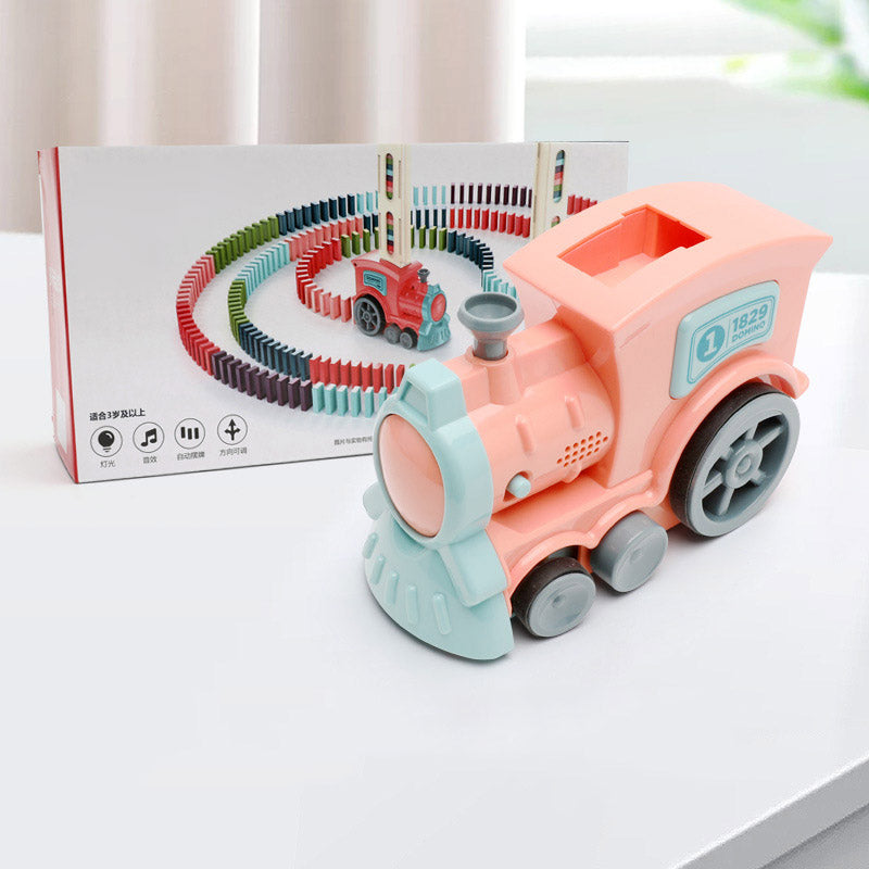 Electric Domino Train Set Building Blocks Toy for Kids Toyland EU Toyland EU