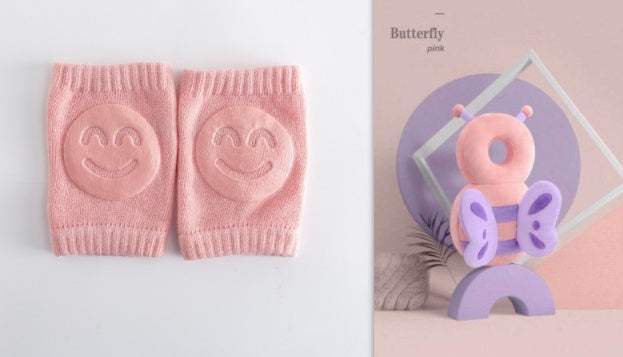 Baby Summer Terry Crawling Socks With Knee Pads | Pure Cotton