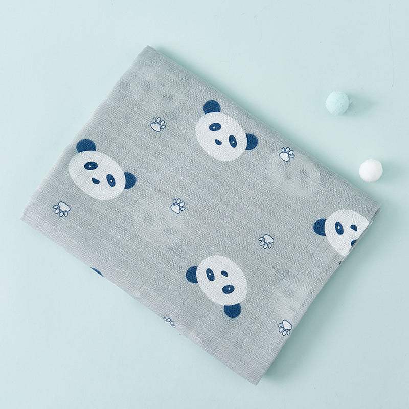 Cotton Double-Layer Cartoon Baby Blanket | Cotton | Baby Blanket