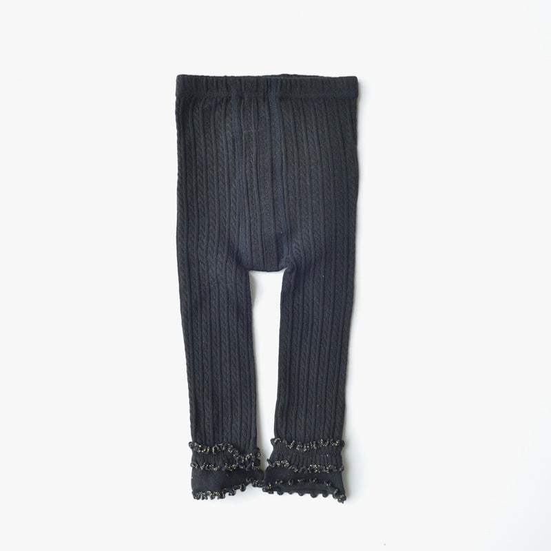 Girls' Thin Combed Cotton Leggings | Cropped | Six Colors